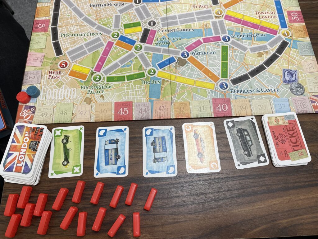 TICKET TO RIDE LONDON ブリッジぷりんと